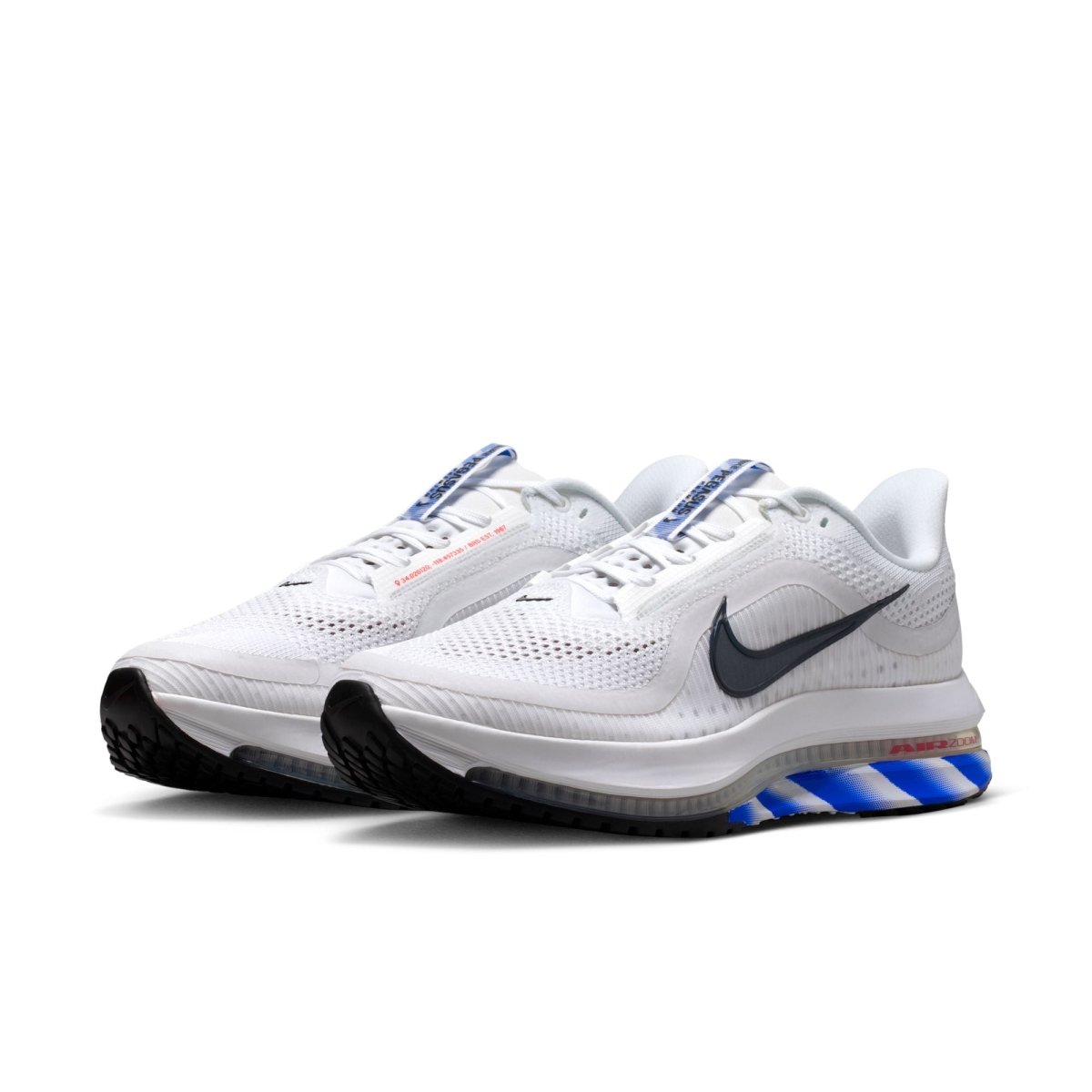 Nike Men's Pegasus Premium Running Shoes - White/Black/Racer Blue
