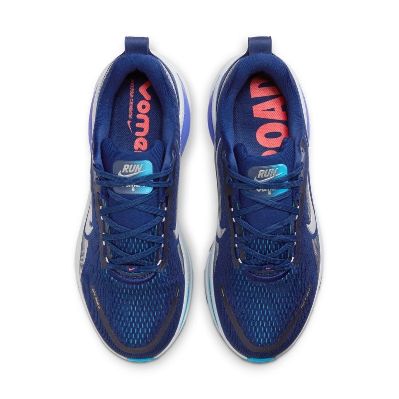 Nike Men's Vomero 18 - Blue Void/Blue Lightning/Bright Crimson/Metallic Silver