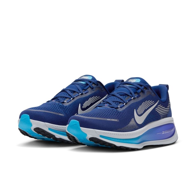 Nike Men's Vomero 18 - Blue Void/Blue Lightning/Bright Crimson/Metallic Silver
