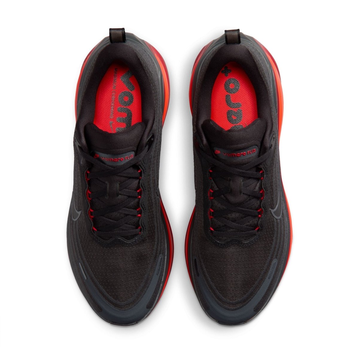 Nike Men's Vomero Plus Running Shoes - Anthracite/Black/Bright Crimson