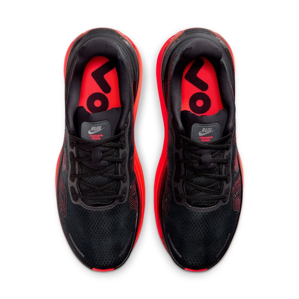 Nike Men's Vomero Premium Running Shoes - Black/Black/Bright Crimson