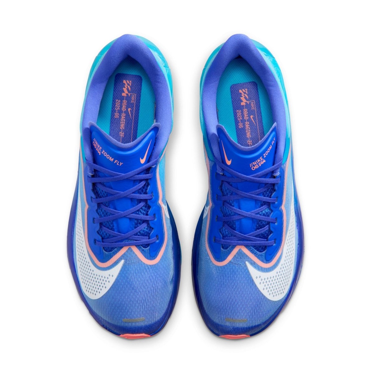 Nike Men's Zoom Fly 6 Racing Shoes - Racer Blue/White/Blue Lightning