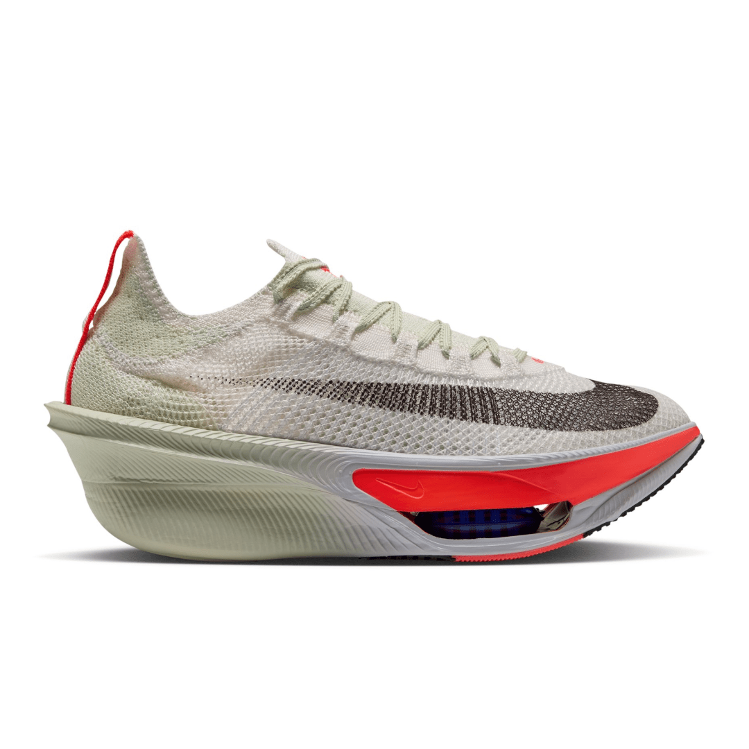 Nike Women's Alphafly 4 Racing Shoes - Sea Glass/Burgundy Ash/Laser Crimson