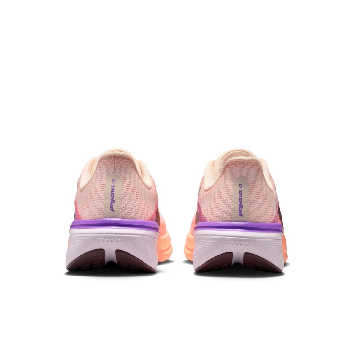 Nike Women's Pegasus 42 Running Shoes - Chalk/Tattoo - Orange Pulse
