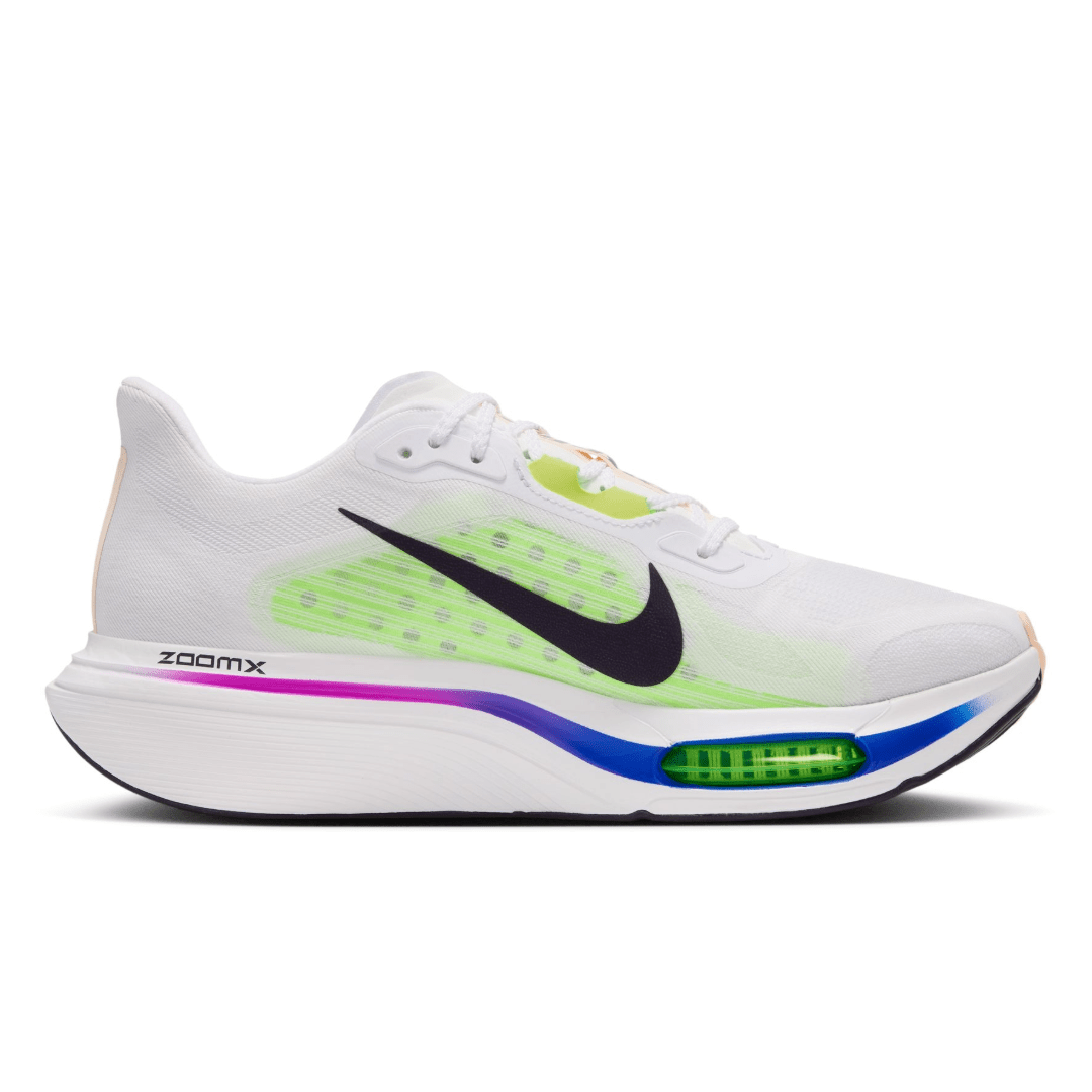 Nike Women's Pegasus Plus 2 Running Shoes - White/Purple Dynasty/Volt