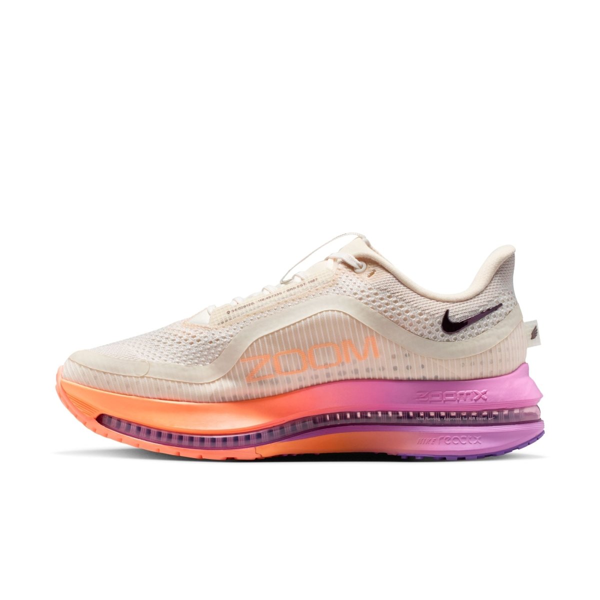 Nike Women's Pegasus Premium Running Shoes - Chalk/Tattoo/Orange Pulse/Lt Magenta