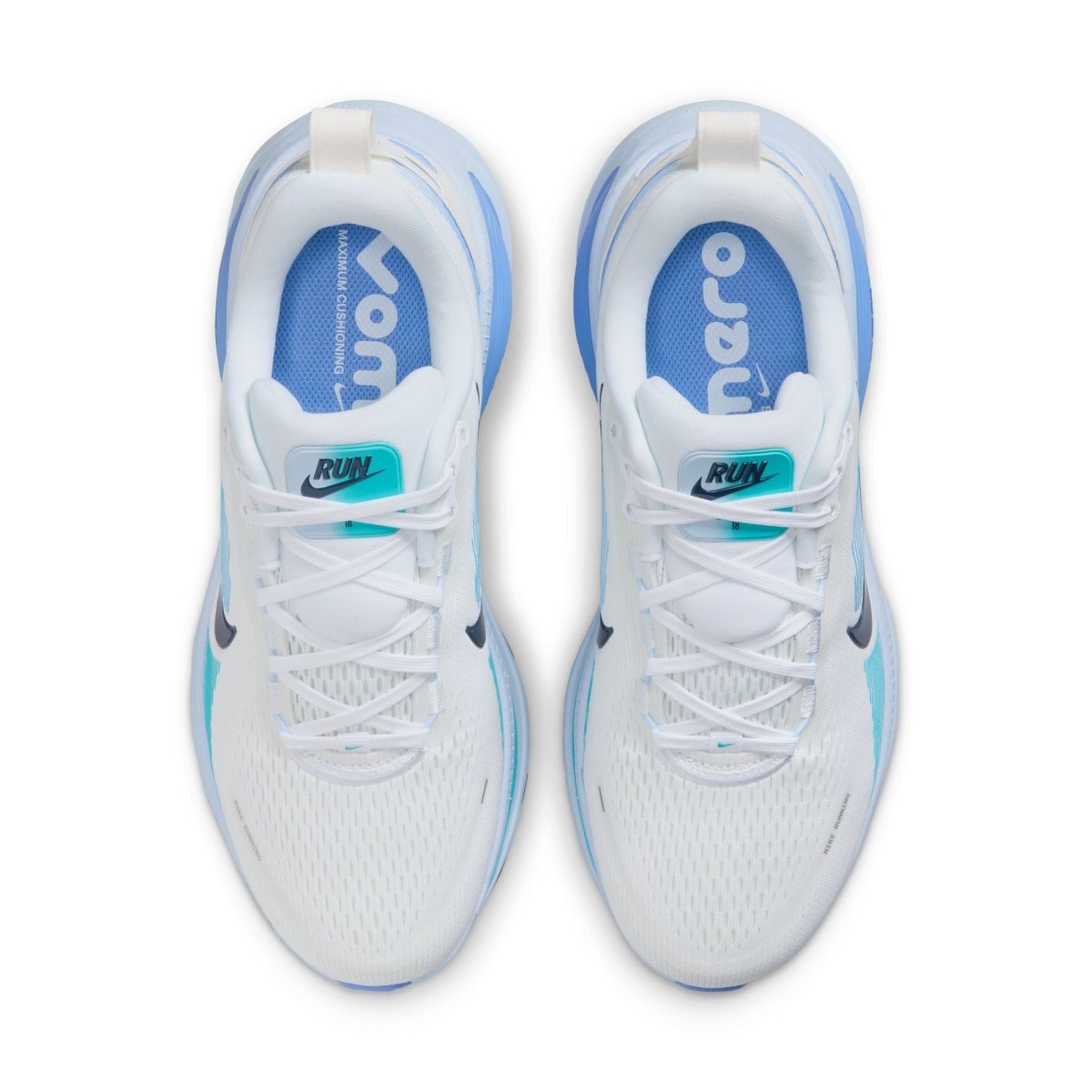 Nike Women's Vomero 18 Running Shoes - White/Midnight Navy/Blue Fury