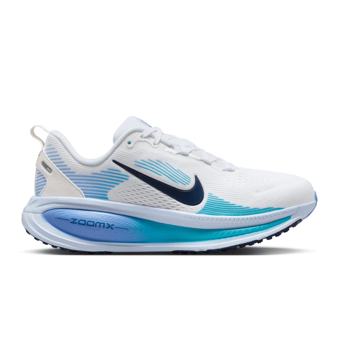 Nike Women's Vomero 18 Running Shoes - White/Midnight Navy/Blue Fury