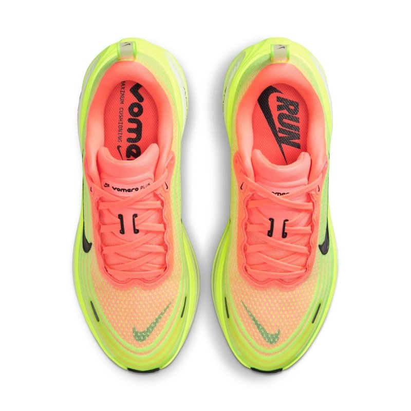 Seliga ShoesNike Women's Vomero Plus - Bright Mango/Metallic Dark Grey/Volt