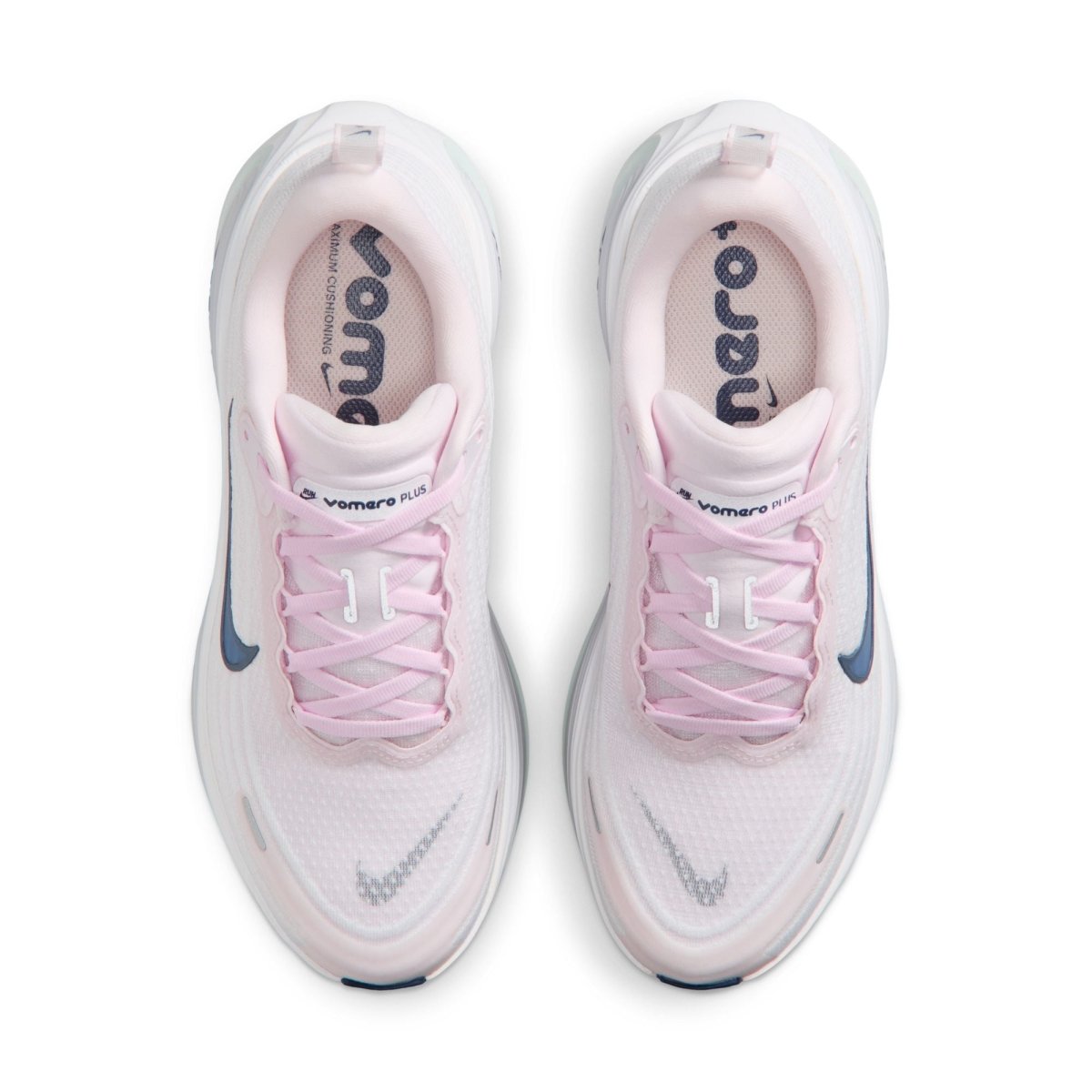 Nike Women's Vomero Plus Running Shoes - Pearl Pink/Midnight Navy/White
