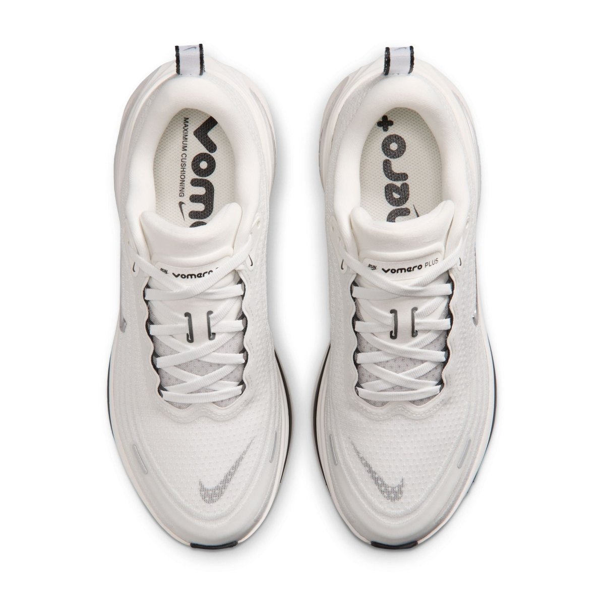 Nike Women's Vomero Plus Running Shoes - Summit White/Metallic Silver/Sail