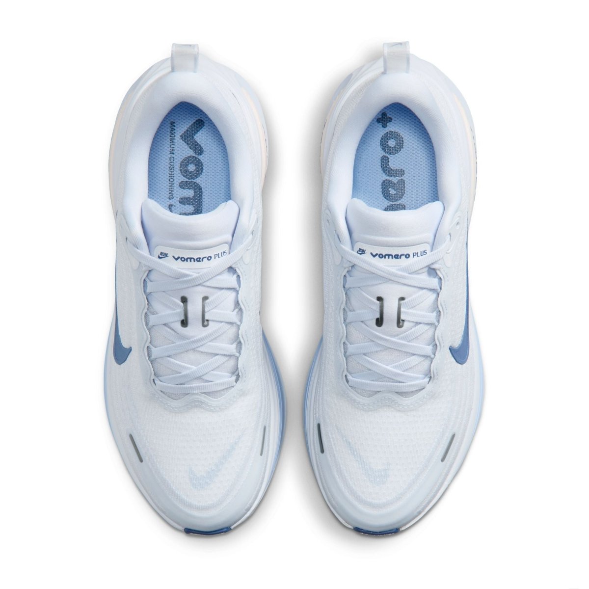 Nike Women's Vomero Plus Running Shoes - White/Mystic Navy/Aluminum