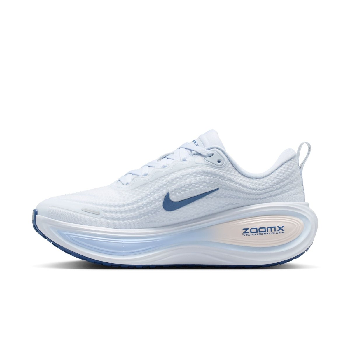 Nike Women's Vomero Plus Running Shoes - White/Mystic Navy/Aluminum