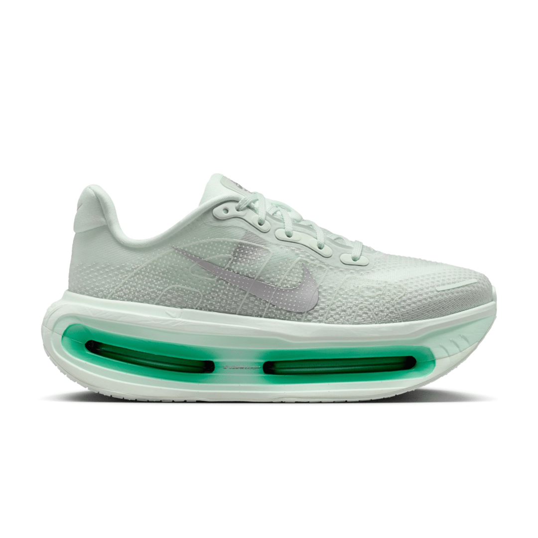 Nike Women's Vomero Premium Running Shoes - Barely Green/Metallic Silver