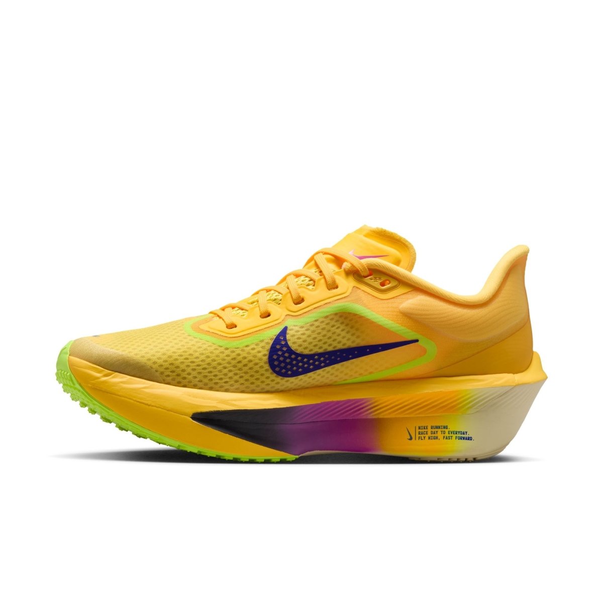 Nike Women's Zoom Fly 6 Racing Shoes - Citron Pulse/Volt Ice/Hyper Violet