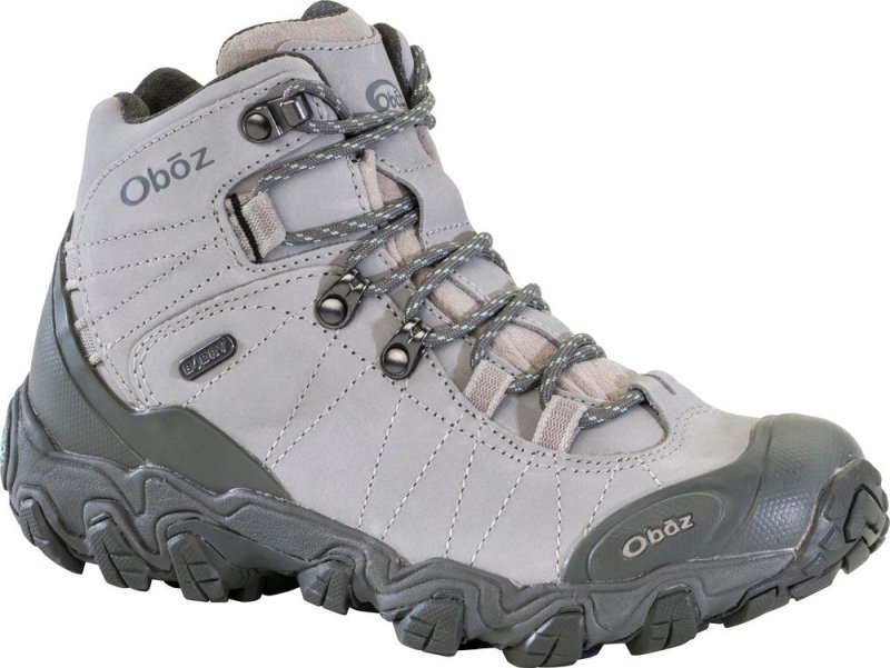 Oboz Women's Bridger Mid Waterproof - Frost Gray