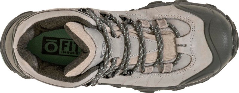 Oboz Women's Bridger Mid Waterproof - Frost Gray