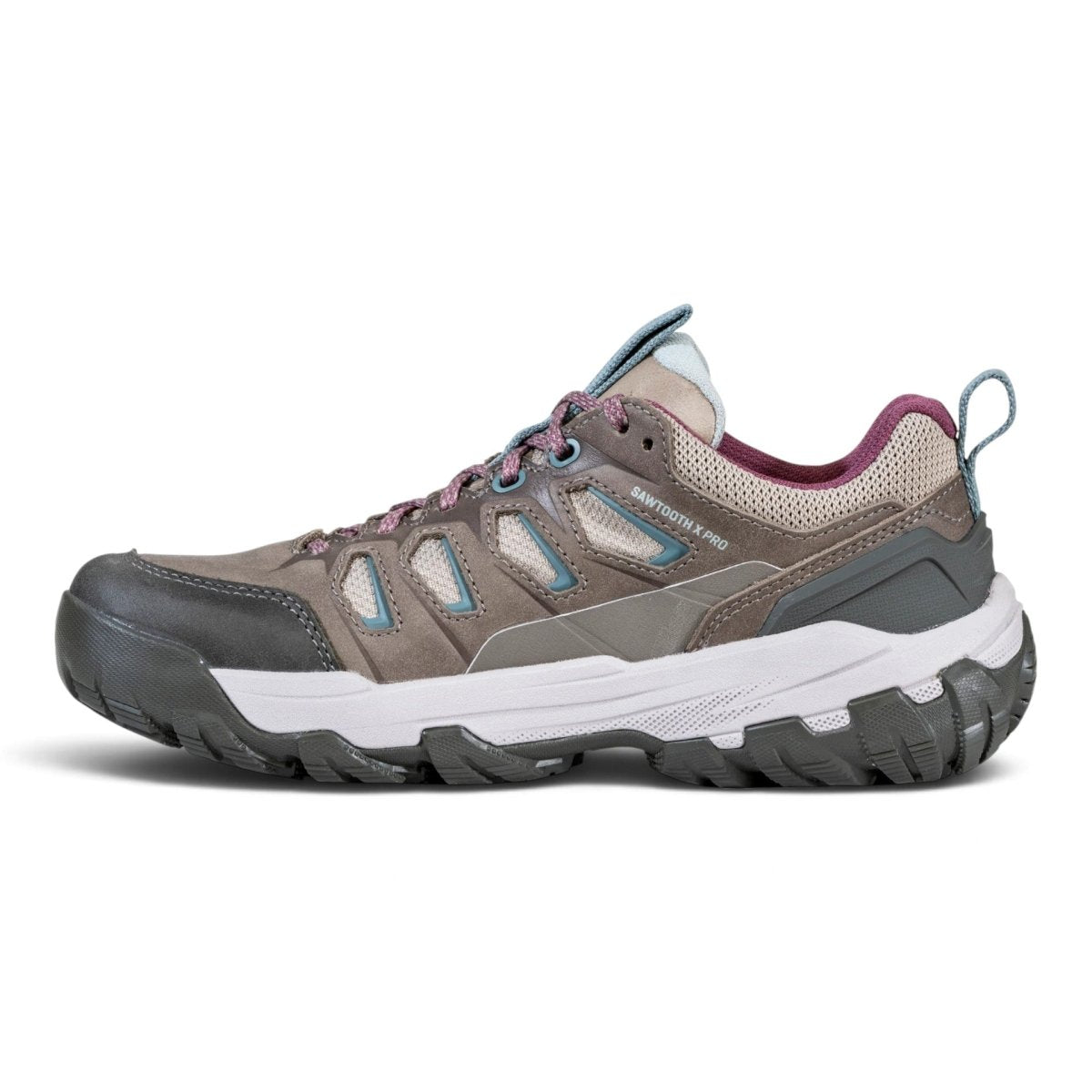 Oboz Women's Sawtooth X Pro Low GTX Waterproof Hiking Shoe - Rockfall