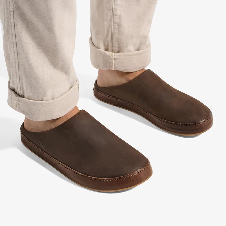 Seliga ShoesOlukai Men's Ku'u Slipper - Dark Java
