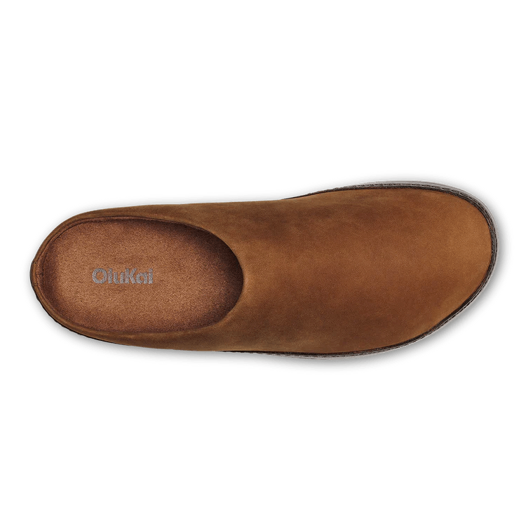 Olukai Men's Ku'u Slipper - Toffee/Dark Java