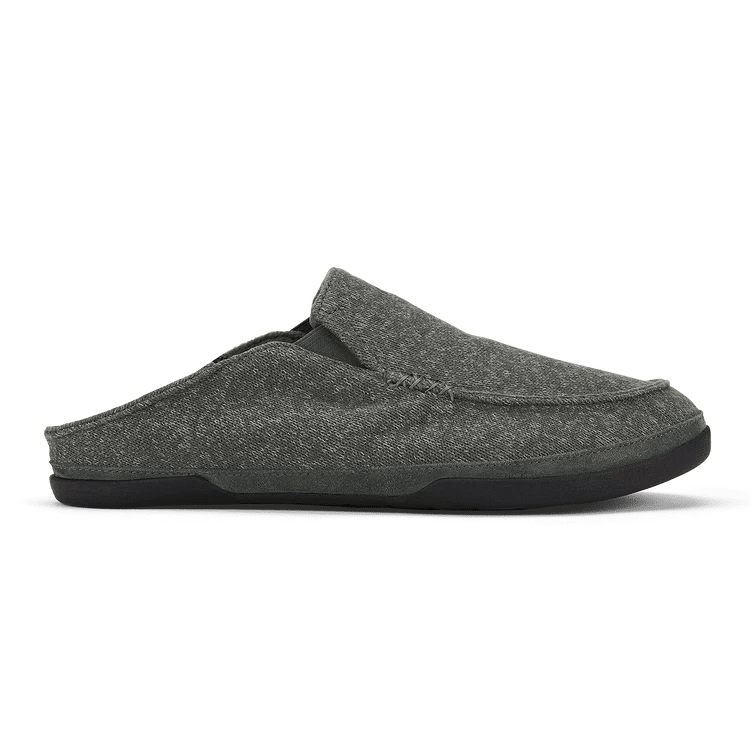 Olukai Men's Moloa Hulu II Slippers - Dark Shadow