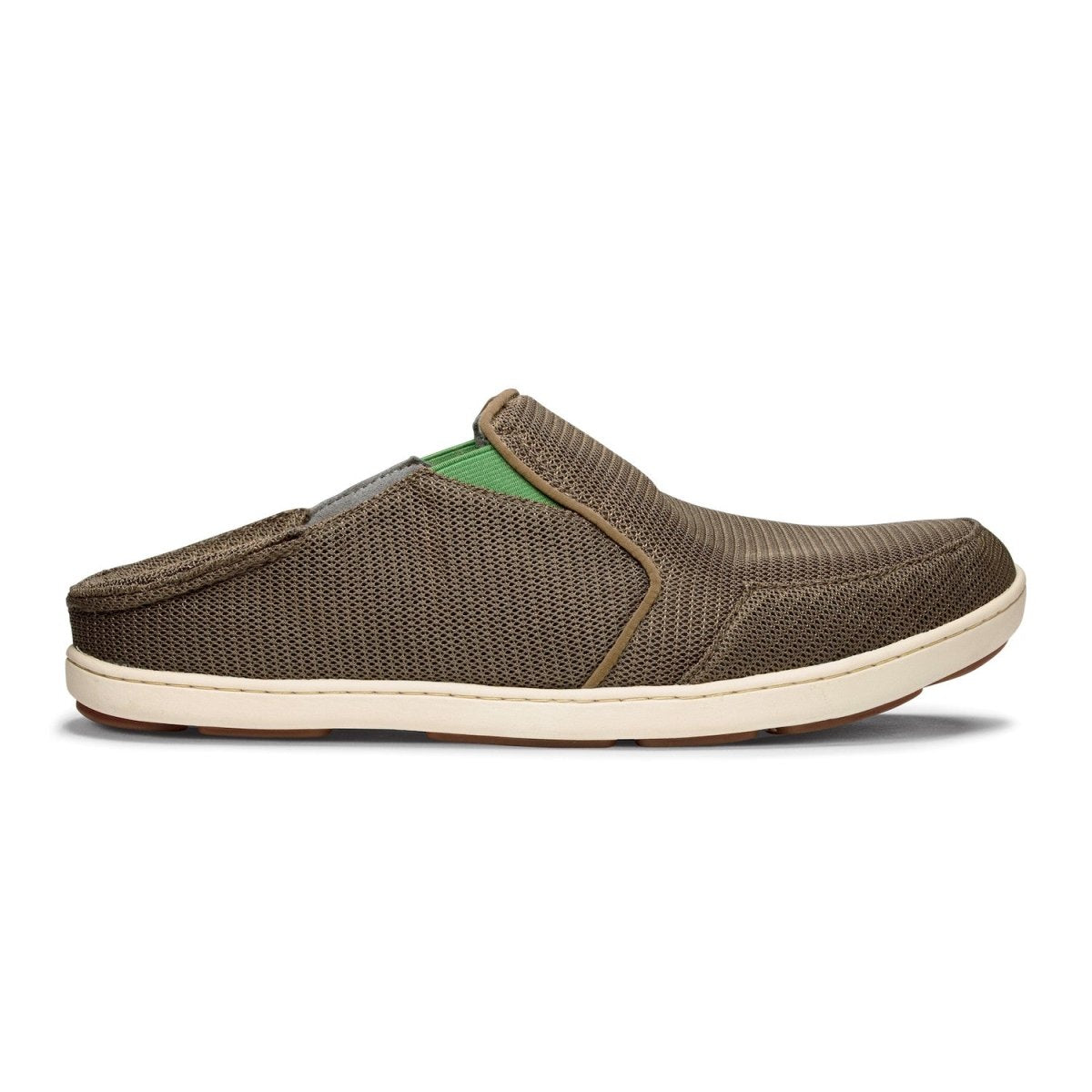 Olukai Men's Nohea Mesh Slip - On Shoe - Mustang/Lime Peel