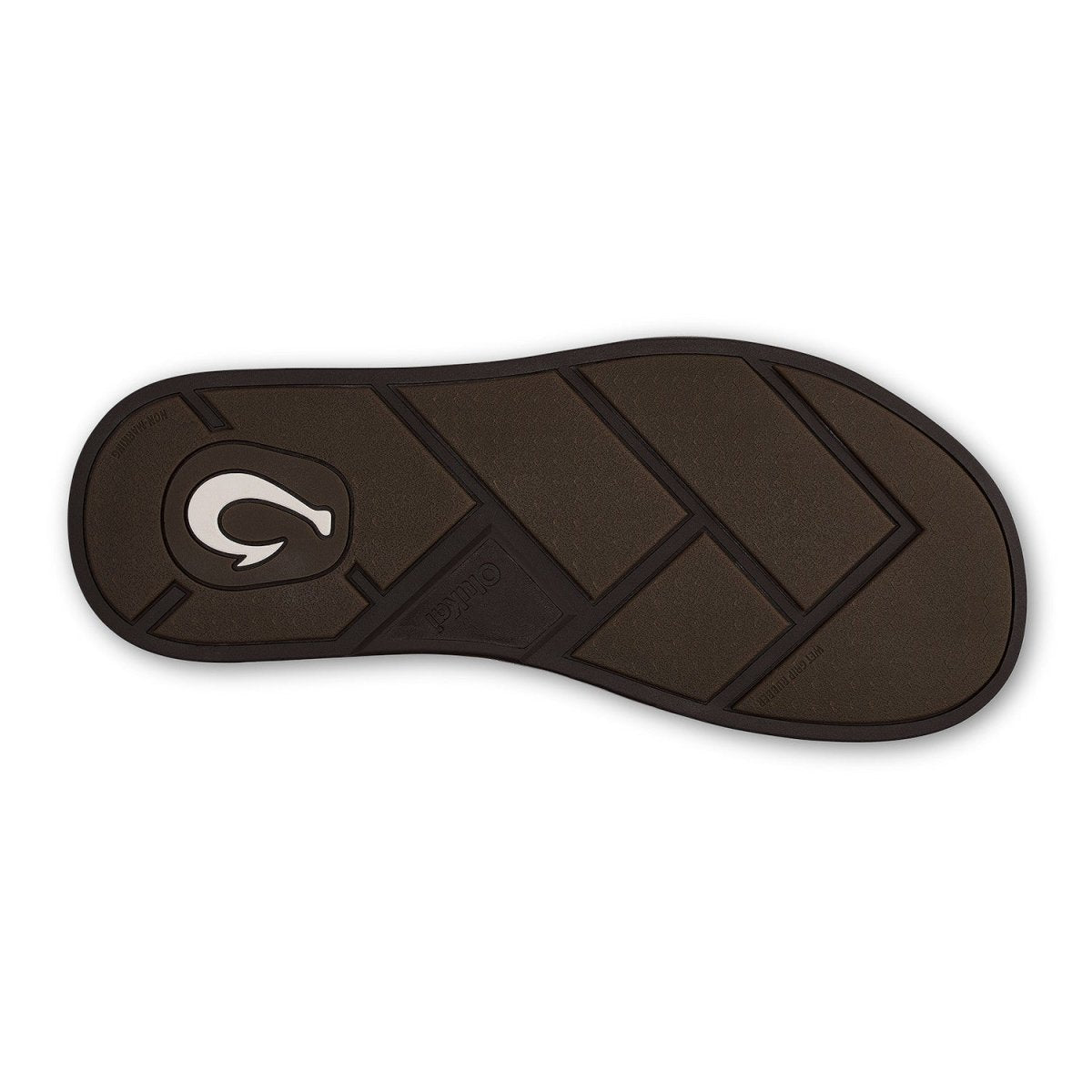 Olukai Men's 'Olali Leather Sandals - Dark Java