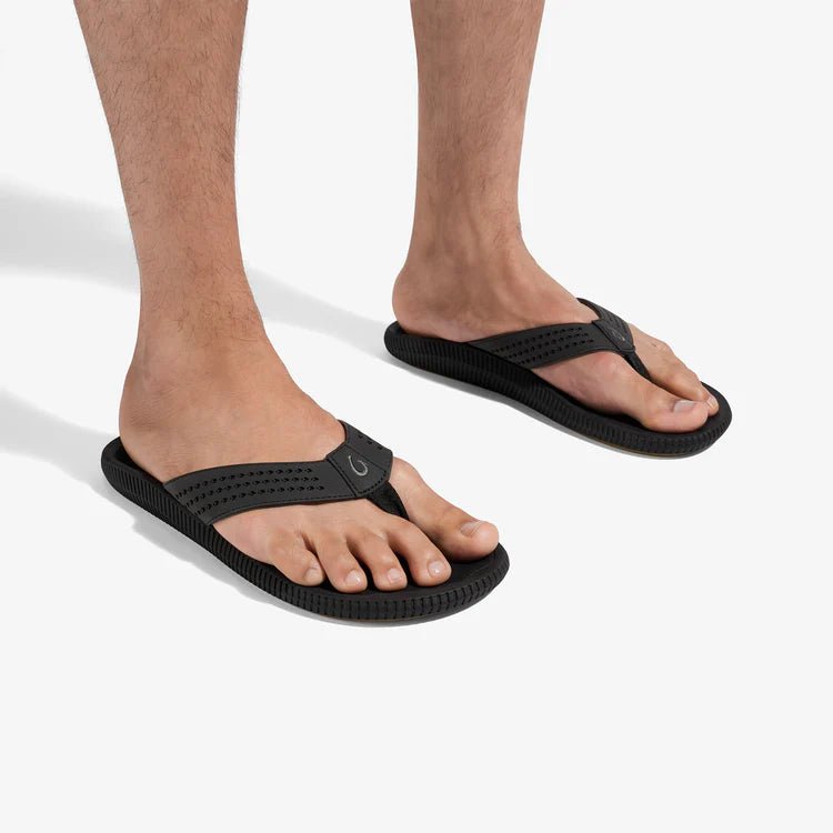 Olukai Men's Ulele Water-Friendly Sandals - Lava Rock