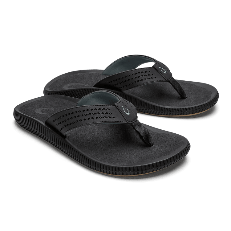 Olukai Men's Ulele Water-Friendly Sandals - Lava Rock