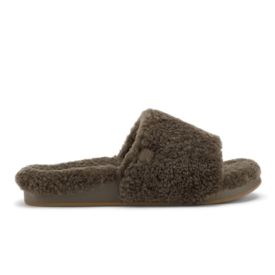 Olukai Women's Kipe'a Ulana Slide Slippers - Walnut