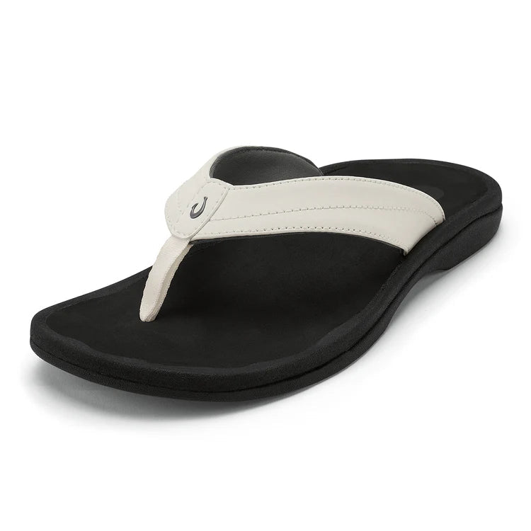 Olukai Women's Ohana Water - Friendly Sandals - Bright White/Black
