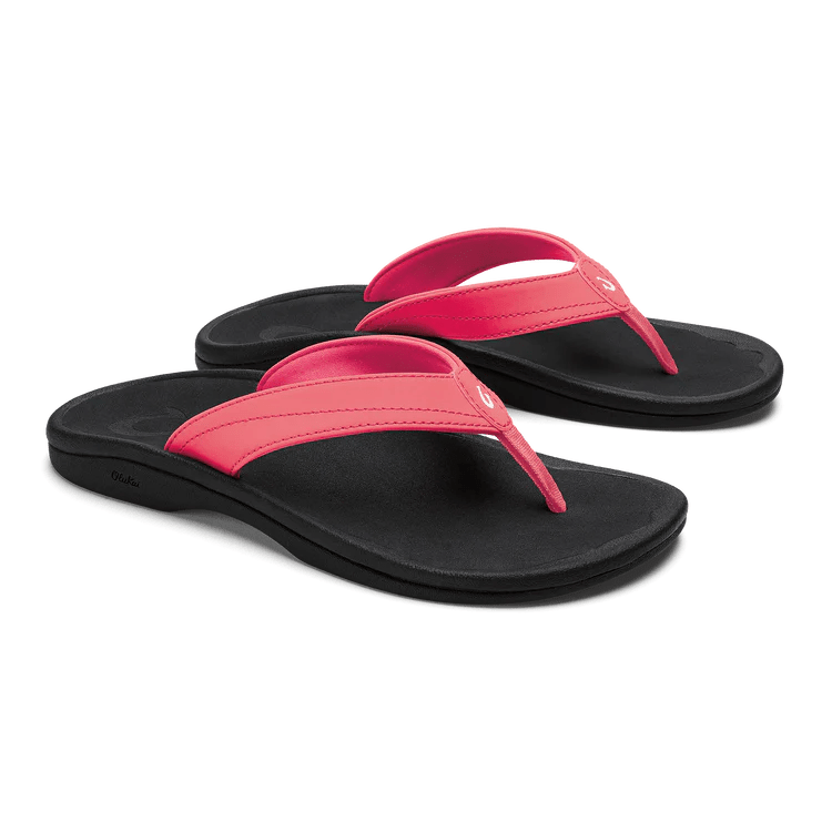 Olukai Women's Ohana Water - Friendly Sandals - Hot Pink/Black