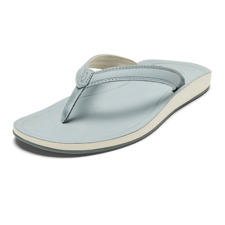 Olukai Women's Southshore Waterproof Leather Sandals - Blue Pearl