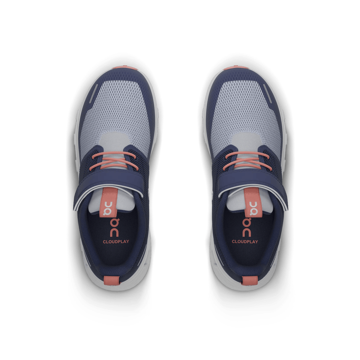 On Little Kids Cloud Play 2 Shoes - Midnight/Nectarine