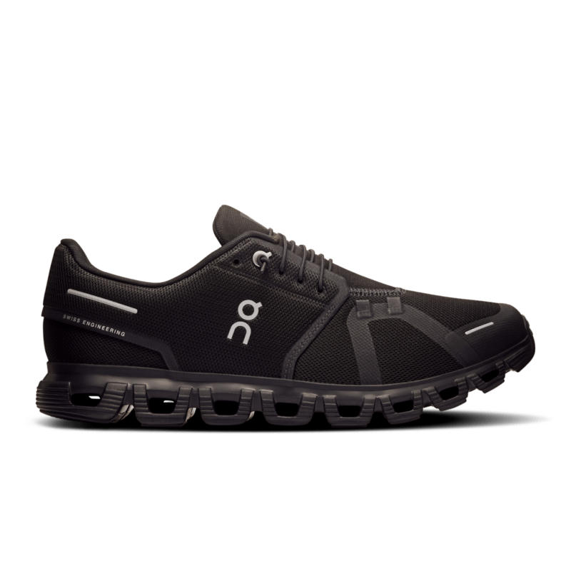 On Men's Cloud 6 Lifestyle Shoes - Black/Black (Wide Width)