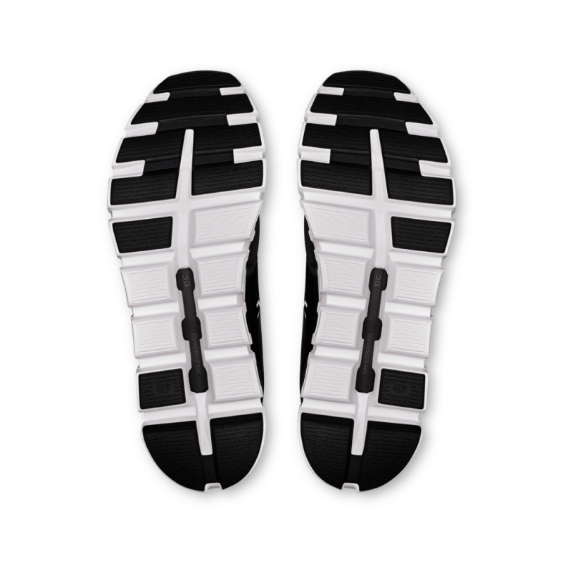 On Men's Cloud 6 Lifestyle Shoes - Black/White (Wide Width)