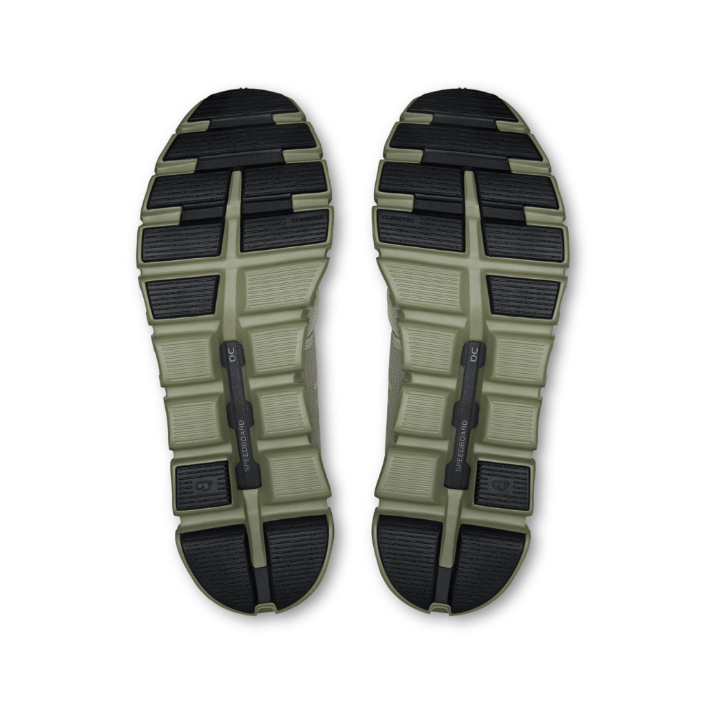 On Men's Cloud 6 Lifestyle Shoes - Brume/Olive
