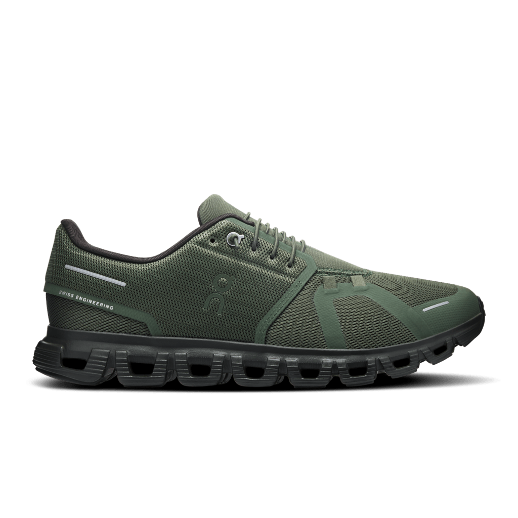 On Men's Cloud 6 Lifestyle Shoes - Thyme/Espresso