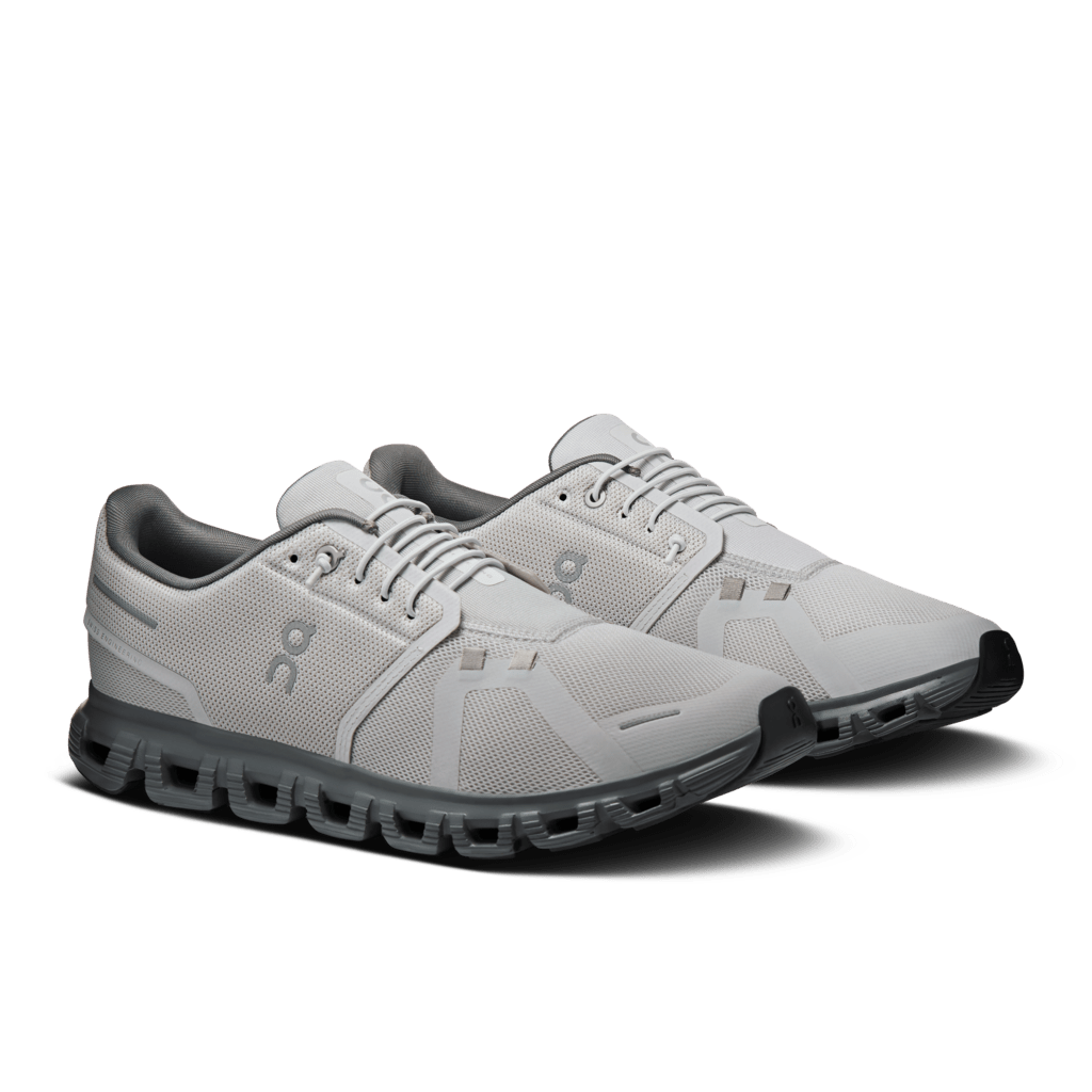 On Men's Cloud 6 Lifestyle Shoes - Wolf/Rock