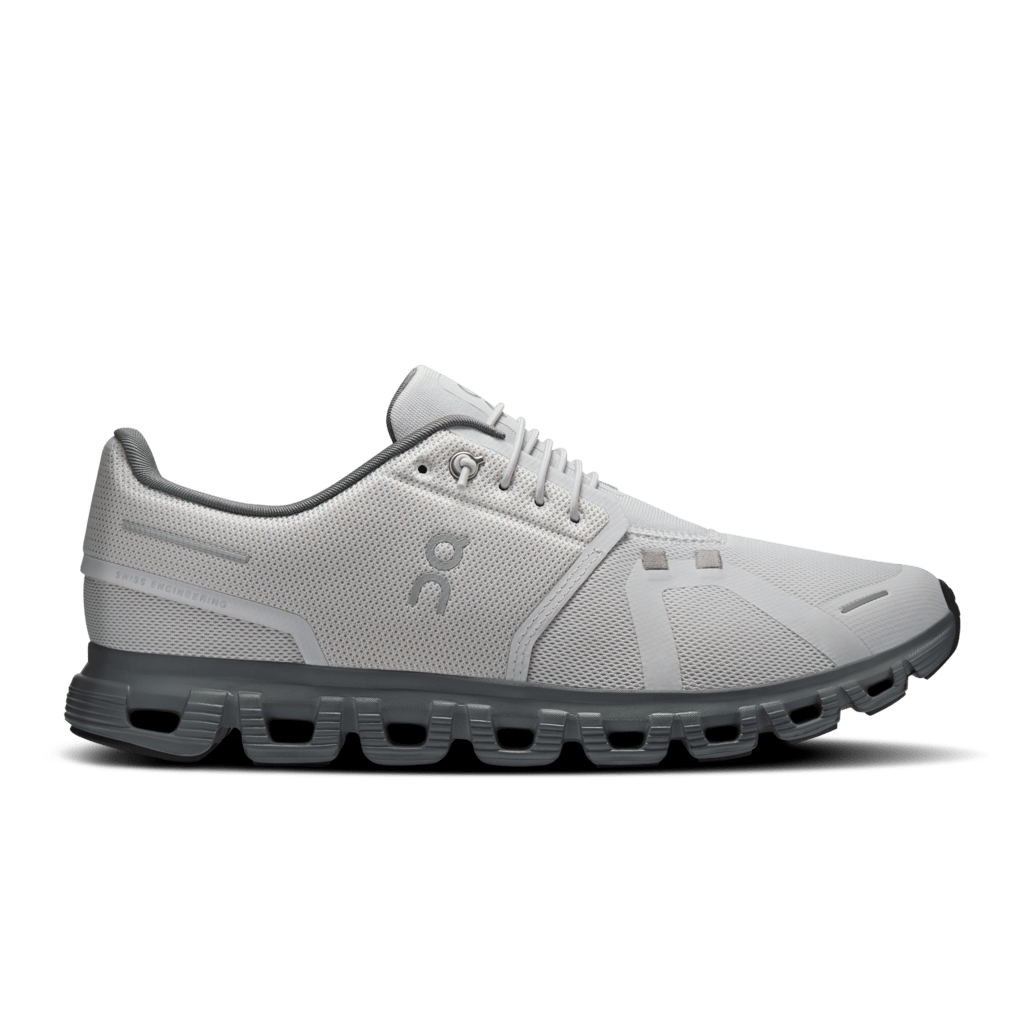 On Men's Cloud 6 Lifestyle Shoes - Wolf/Rock