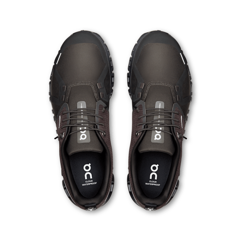 On Men's Cloud 6 Waterproof Lifestyle Shoes - Espresso/Black