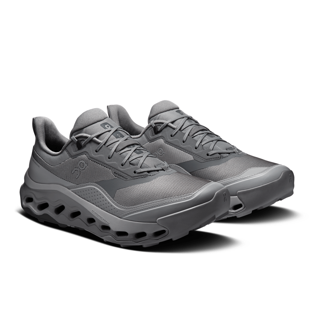 On Men's Cloudhorizon 2 Waterproof Hiking Shoes - Rock/Alloy