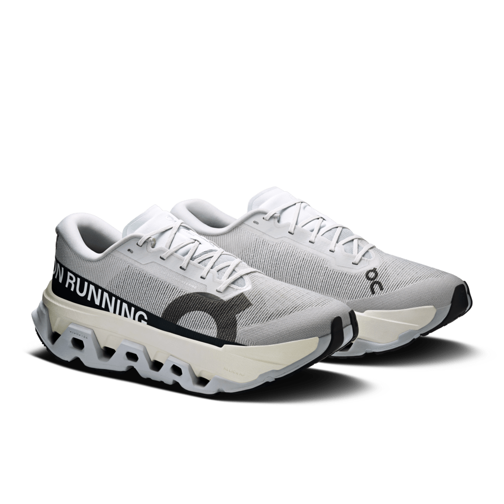 On Men's Cloudmonster 3 Hyper Running Shoes - Glacier/Black