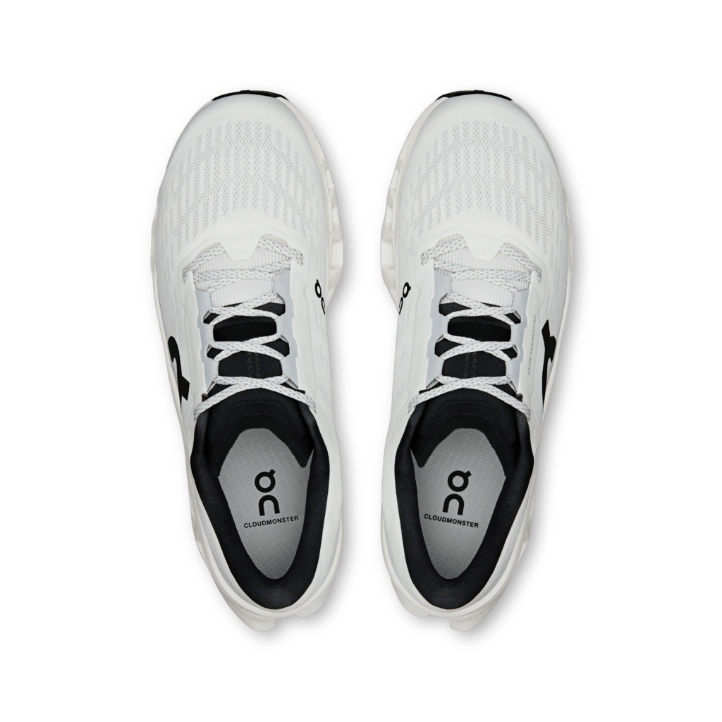 On Men's Cloudmonster 3 Running Shoes - White/White