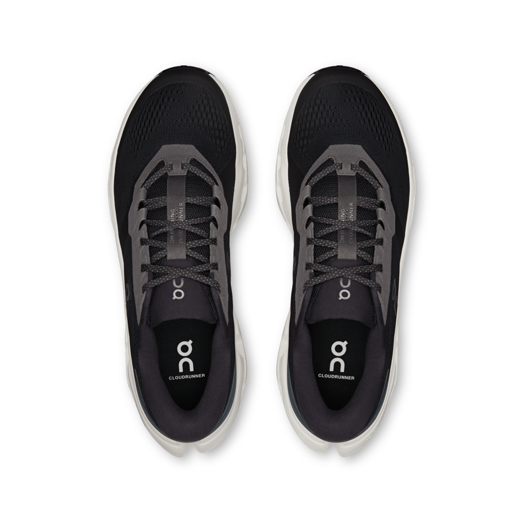 On Men's Cloudrunner 3 Running Shoes - Black/Ivory
