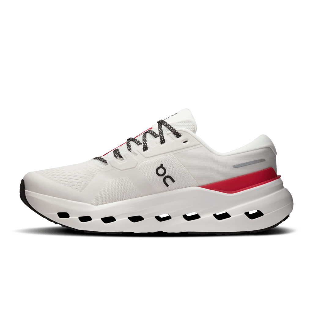 On Men's Cloudrunner 3 Running Shoes - Ivory/Robin