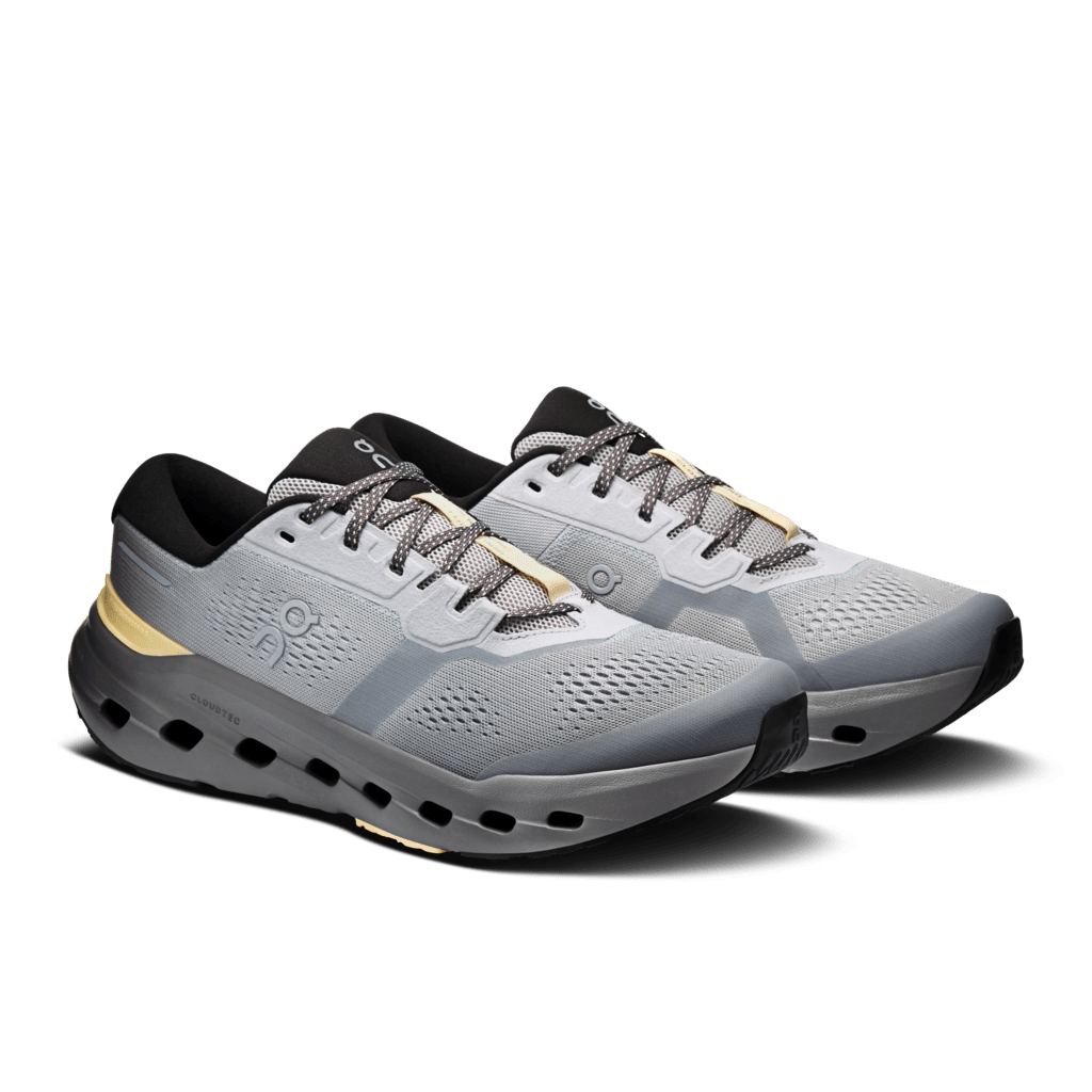 On Men's Cloudrunner 3 Running Shoes - Platinum/Squash