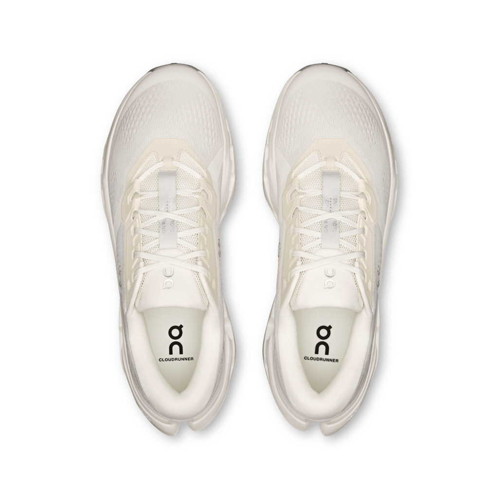 On Men's Cloudrunner 3 Running Shoes - White/Glacier
