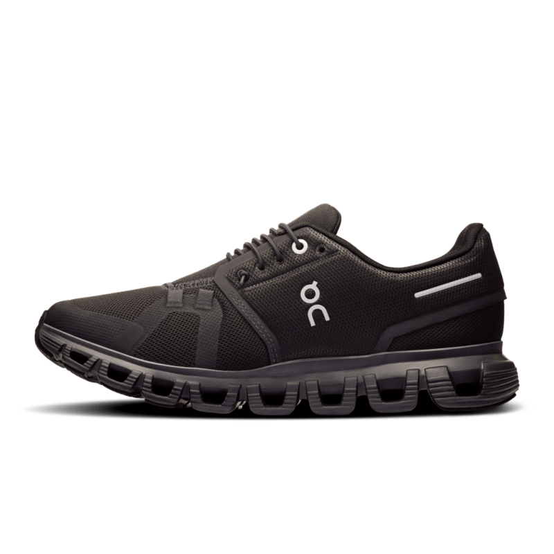 On Women's Cloud 6 Lifestyle Shoes - Black/Black (Wide Width)