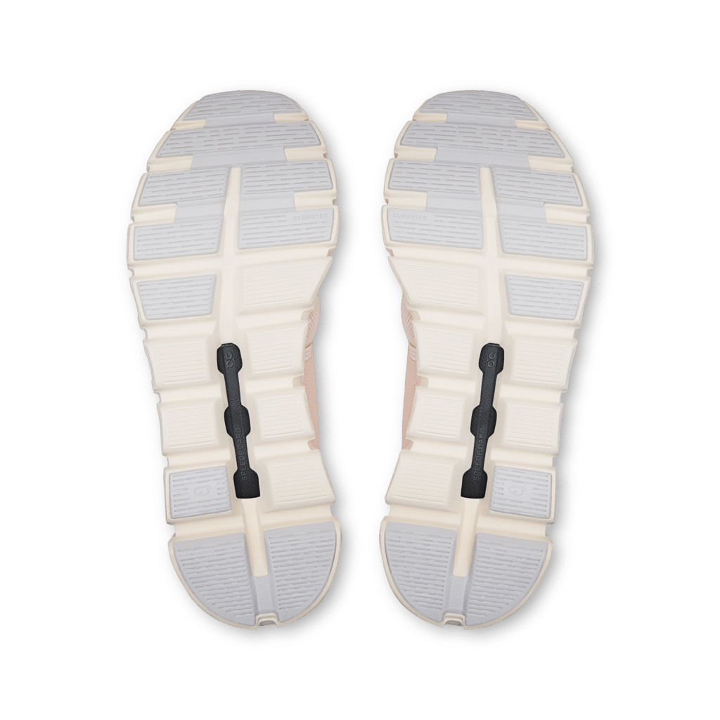 On Women's Cloud 6 Lifestyle Shoes - Salt/Gardenia